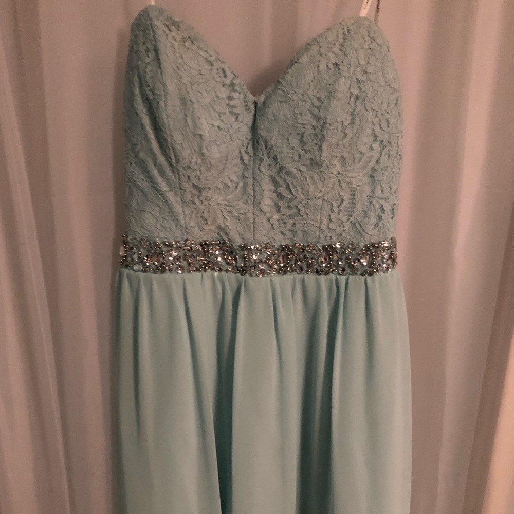 Mint green semi dress!